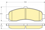 Комплект тормозных колодок GIRLING 6110599