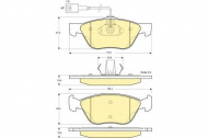 Комплект тормозных колодок GIRLING 6113622