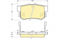 Комплект тормозных колодок GIRLING 6131919