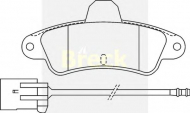 Комплект тормозных колодок BRECK 21586 00 W