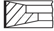 Комплект колец MAHLE ORIGINAL 061 41 N0