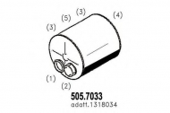 Амортизатор ASSO 505.7033