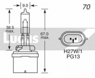 Лампа накаливания LUCAS ELECTRICAL LLB880