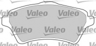 Комплект тормозных колодок VALEO 597380