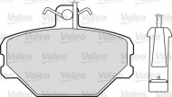 Комплект тормозных колодок VALEO 598095