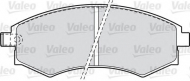 Комплект тормозных колодок VALEO 598786
