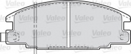 Комплект тормозных колодок VALEO 598020
