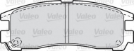 Комплект тормозных колодок VALEO 598834