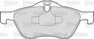 Комплект тормозных колодок VALEO 598413
