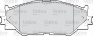 Комплект тормозных колодок VALEO 601035