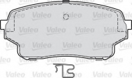 Комплект тормозных колодок VALEO 598878