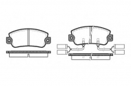 Комплект тормозных колодок WOKING P1253.22