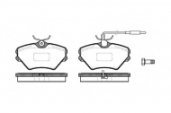 Комплект тормозных колодок WOKING P5853.02