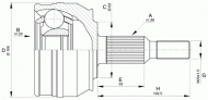 Шарнирный комплект OPEN PARTS CVJ5579.10