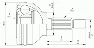 Шарнирный комплект OPEN PARTS CVJ5627.10