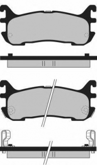 Комплект тормозных колодок Brake ENGINEERING PA1072