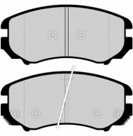Комплект тормозных колодок Brake ENGINEERING PA1654