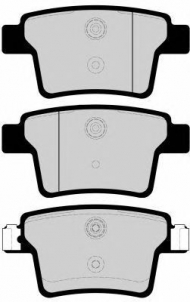 Комплект тормозных колодок Brake ENGINEERING PA1669