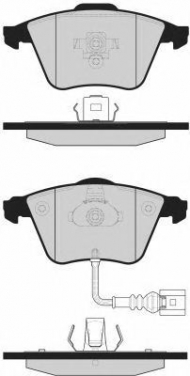 Комплект тормозных колодок Brake ENGINEERING PA1681
