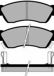 Комплект тормозных колодок Brake ENGINEERING PA576