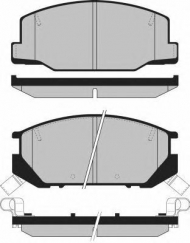 Комплект тормозных колодок Brake ENGINEERING PA851