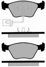 Комплект тормозных колодок Brake ENGINEERING PA946