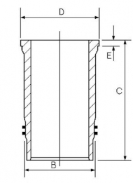 Втулка GOETZE ENGINE 15-480450-00