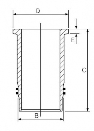 Втулка GOETZE ENGINE 14-451040-00