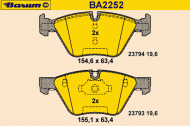 Комплект тормозных колодок BARUM BA2252