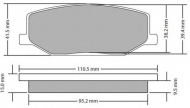 Комплект тормозных колодок FREMAX FBP-0296