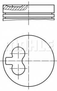 Поршень PERFECT CIRCLE 56 04498 0