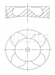 Поршень PERFECT CIRCLE 56 14598 0