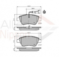 Комплект тормозных колодок COMLINE ADB11702