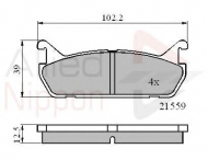Комплект тормозных колодок COMLINE ADB0875