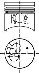 Поршень KOLBENSCHMIDT 40058600