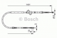 Трос BOSCH 1 987 477 687