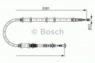 Трос BOSCH 1 987 482 181