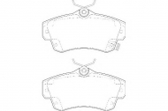 Комплект тормозных колодок WAGNER WBP23532A