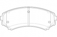 Комплект тормозных колодок WAGNER WBP23488A
