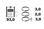 Комплект колец ET ENGINETEAM R1001300