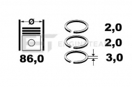Комплект колец ET ENGINETEAM R1002400