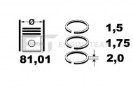 Комплект колец ET ENGINETEAM R1005100