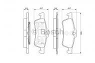 Комплект тормозных колодок BOSCH 0 986 494 130
