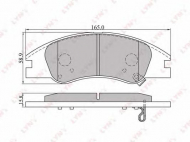 Комплект тормозных колодок LYNXauto BD-4402