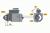 Стартер BOSCH 0 001 231 009