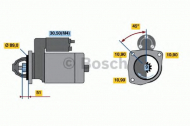 Стартер BOSCH 0 001 368 010