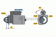 Стартер BOSCH 0 001 368 302