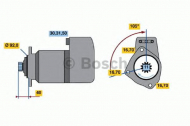 Стартер BOSCH 0 001 417 042