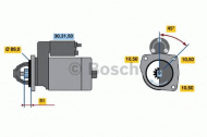 Стартер BOSCH 0 986 010 980