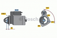 Стартер BOSCH 0 986 011 910